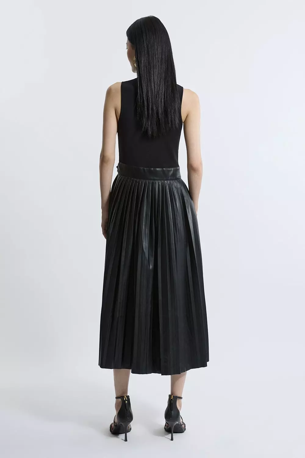 美品 KAREN MILLEN かぎ編みスカート フラワー ビーズ ブラック bkk18774_black_xl?$