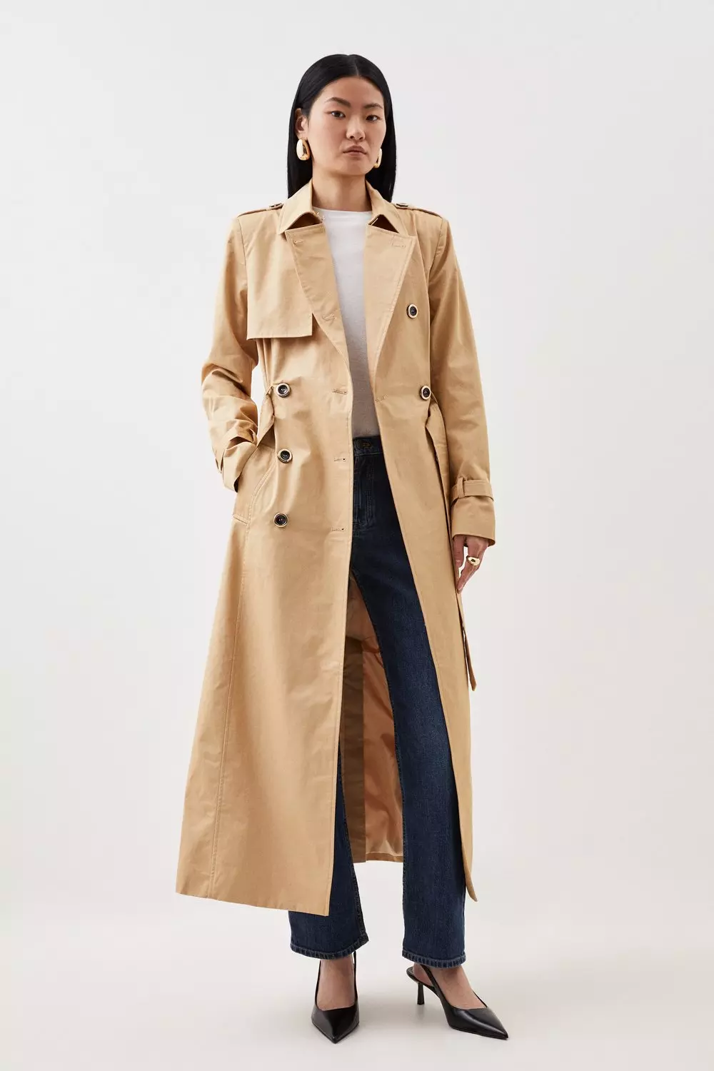 Elegant trench coat best sale