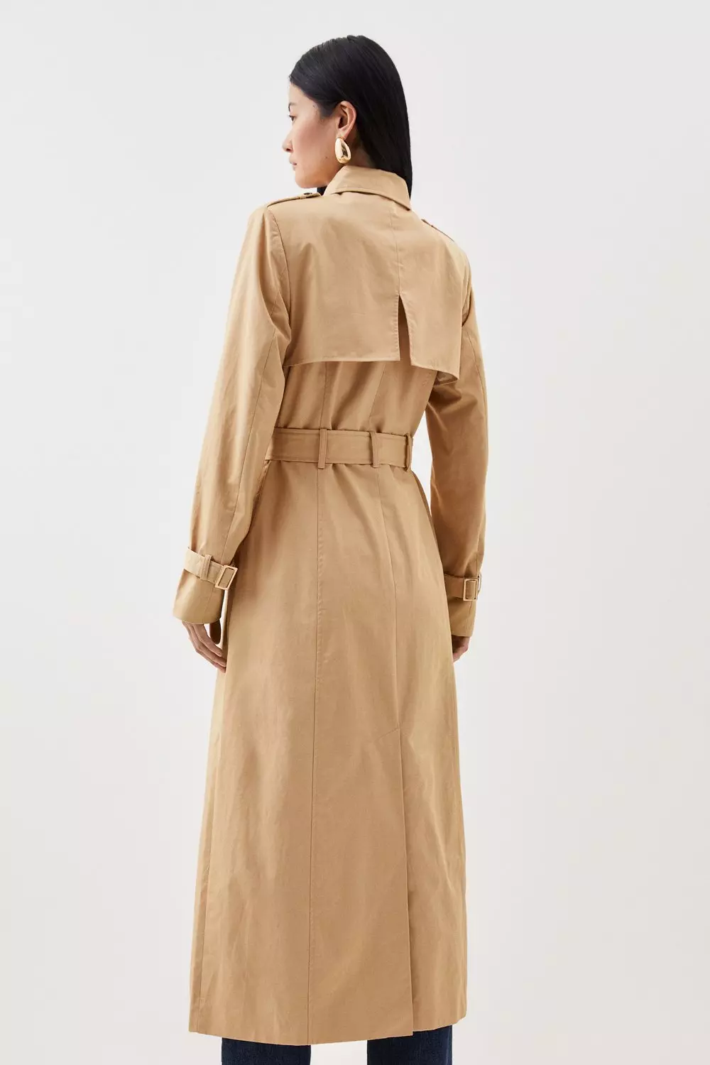 00’s Belted long coat Amazon.com: Women's Double Breasted Long Trench Coat Belted