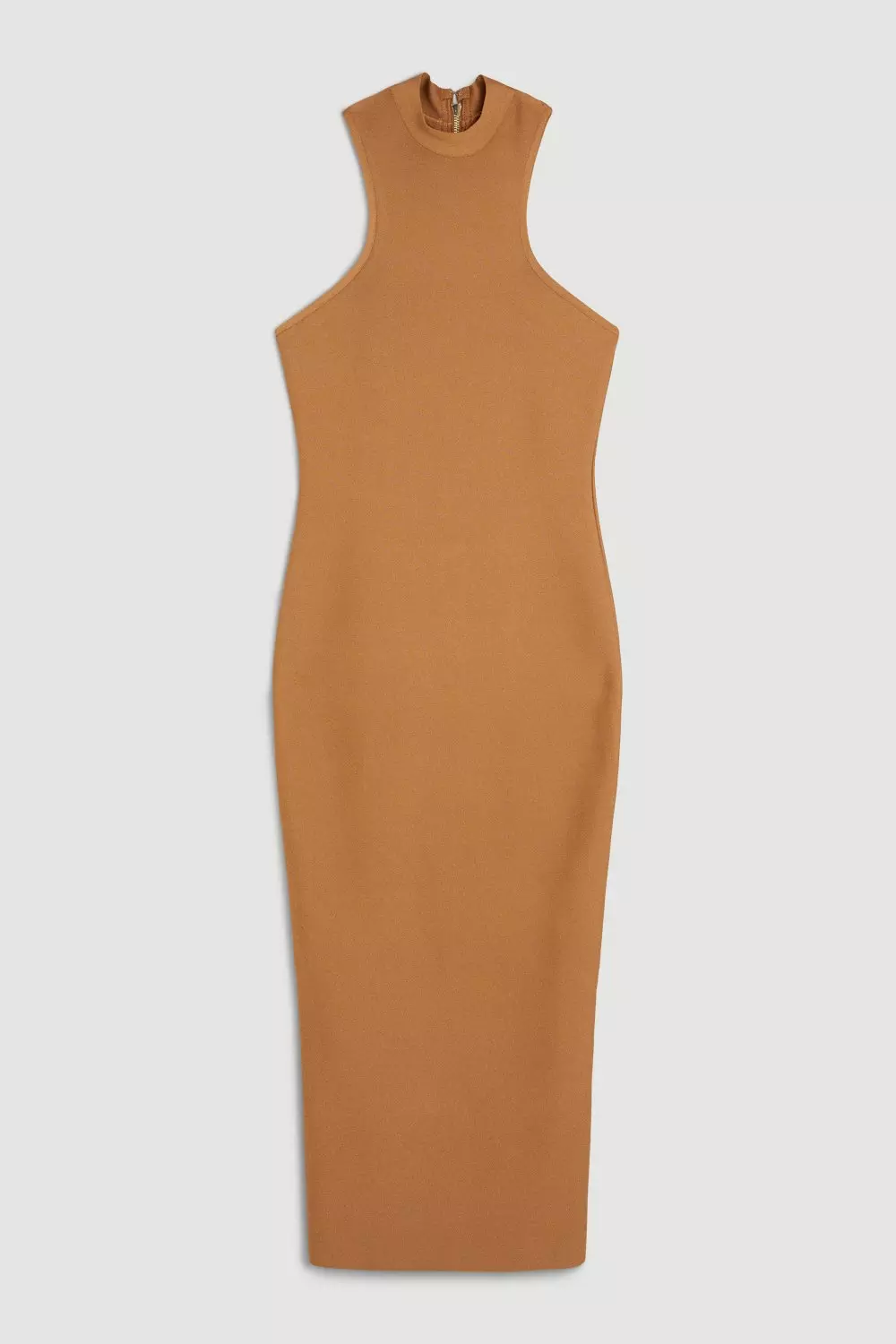 Figure Form Bandage Racer Style Knit Midaxi Dress | Karen Millen