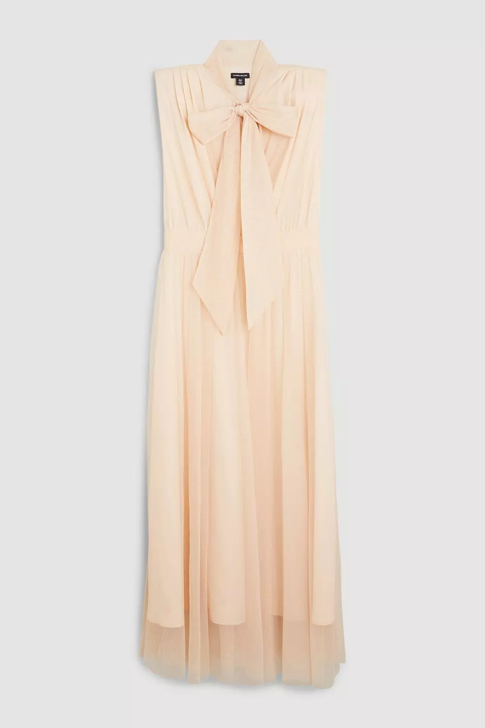 Grace Pussy-Bow Maxi Dress | Vegan Silkwear – niLuu