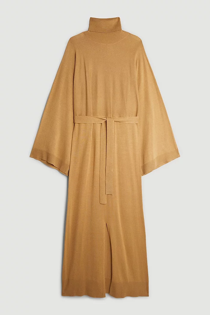wool Maxi dress orange long dress Long sleeve dress (323) wool Maxi dress orange long dress Long sleeve dress (323)
