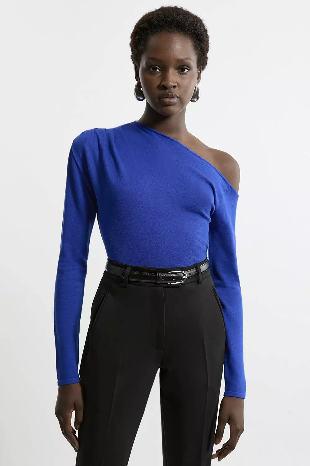 Karen millen blue jumper hotsell