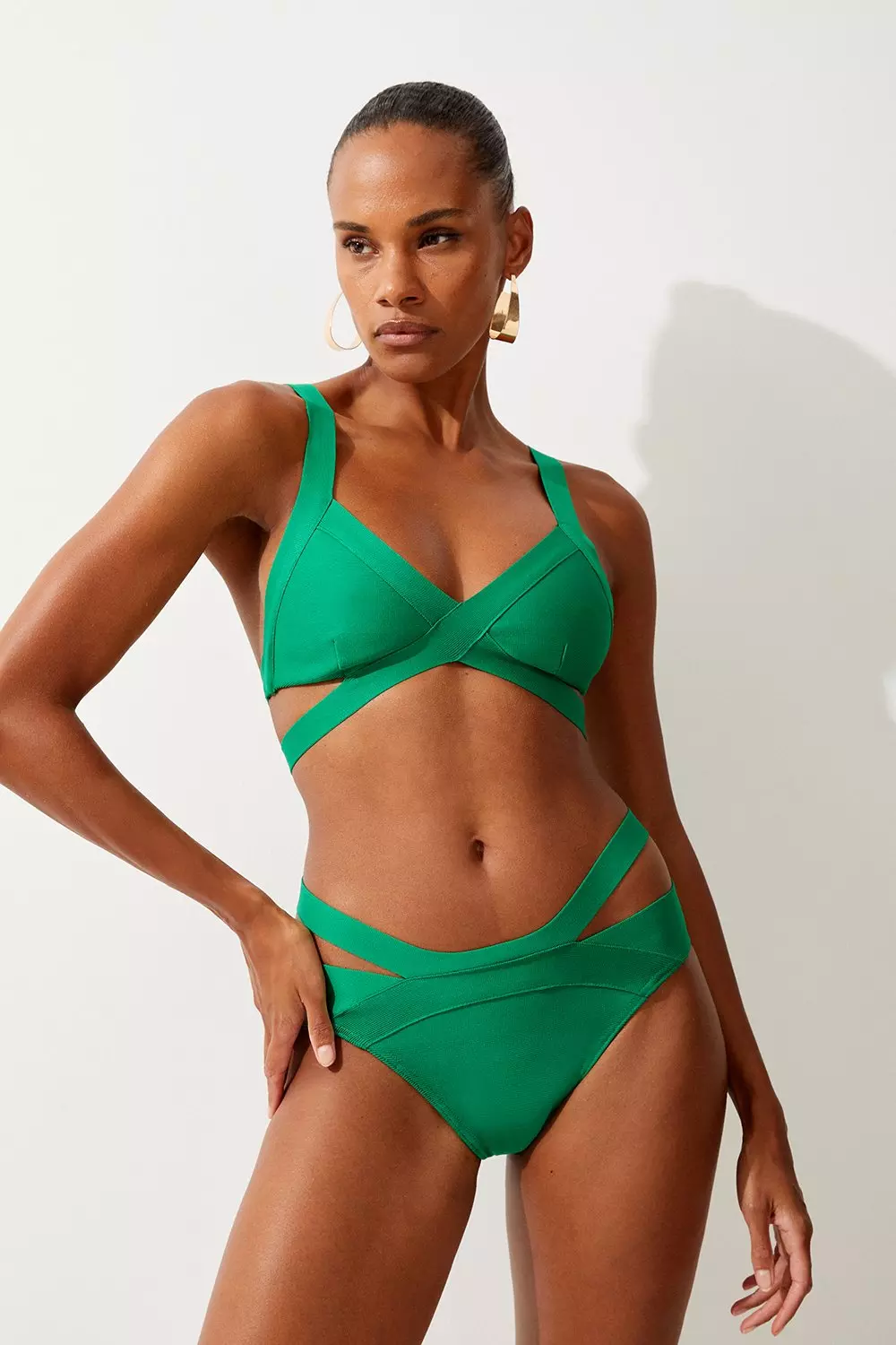 Strappy bikini top sales