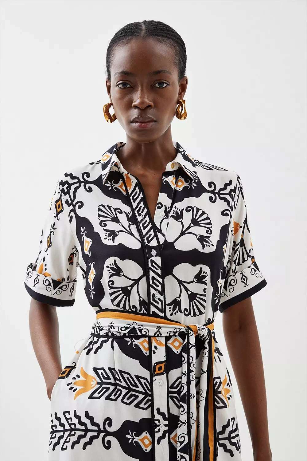 Viscose robe top