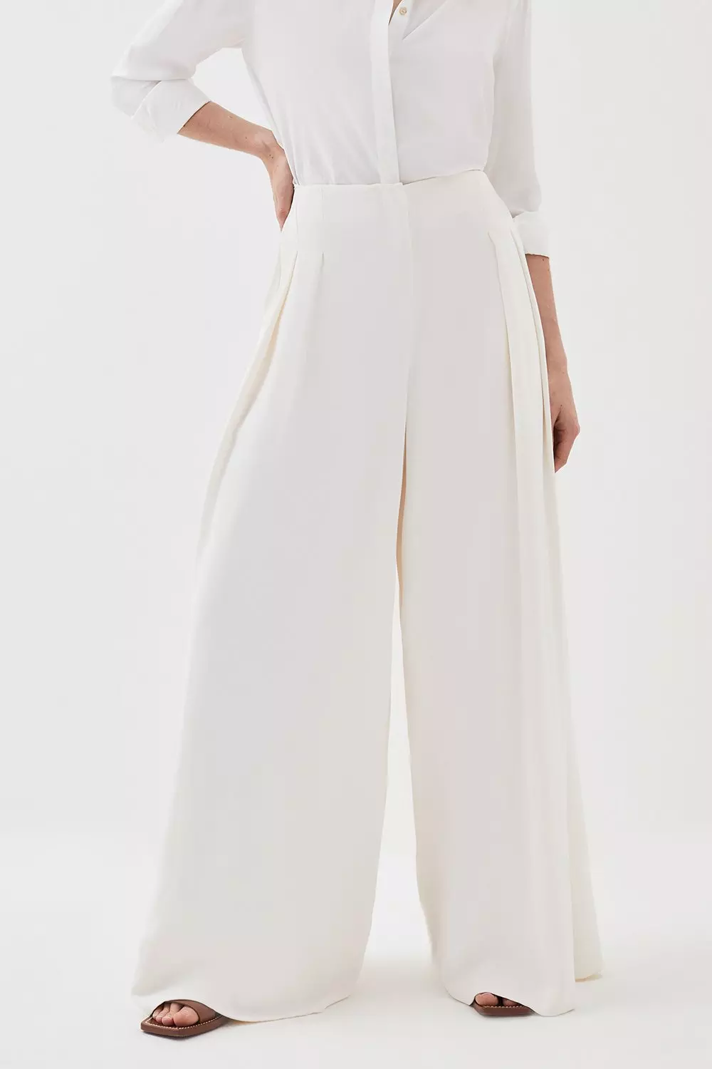 KAREN MILLEN* レースワイドパンツ 日本未入荷☆Karen Millen レースワイドパンツ ボトムス