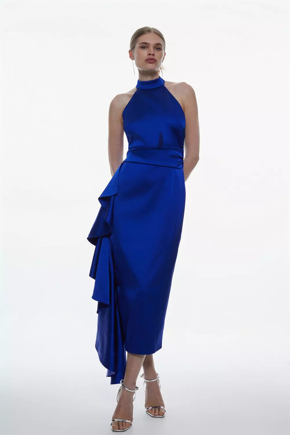 Halter neck pencil dress 2025