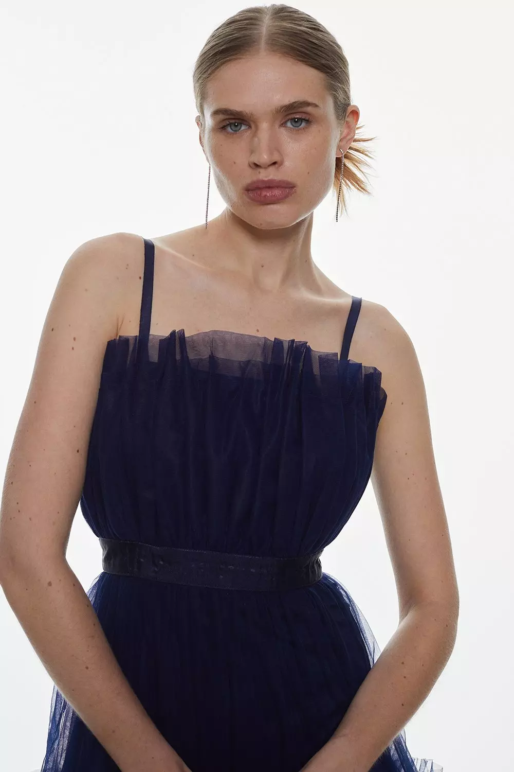 ワンピース Karen Millen Tulle Bandeau Tiered Midi Dress Tulle Bandeau Tiered Midi Dress curated on LTK