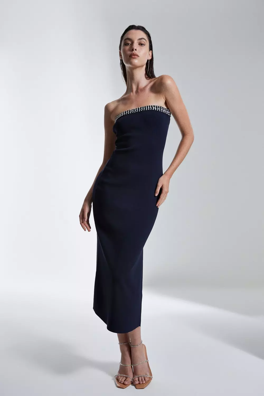 Karen millen strapless dress best sale