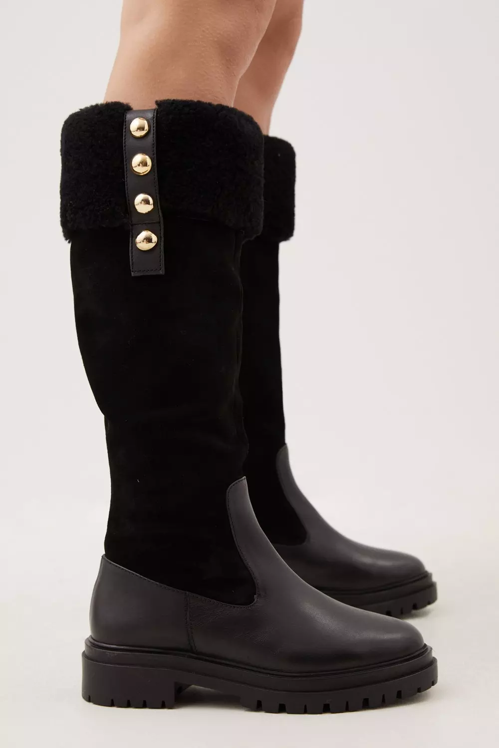 Quality knee high boots hot sale