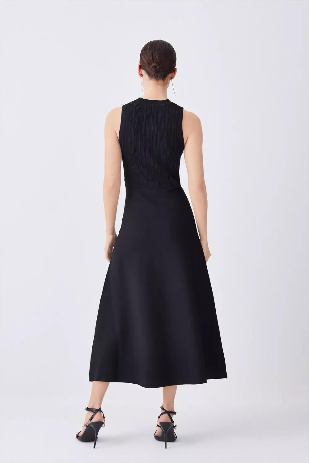 KAREN MILLEN ニットコート ウール ボタン マント ベルト付き ベルト付きテーラードウールコート [K1042] - レディース
