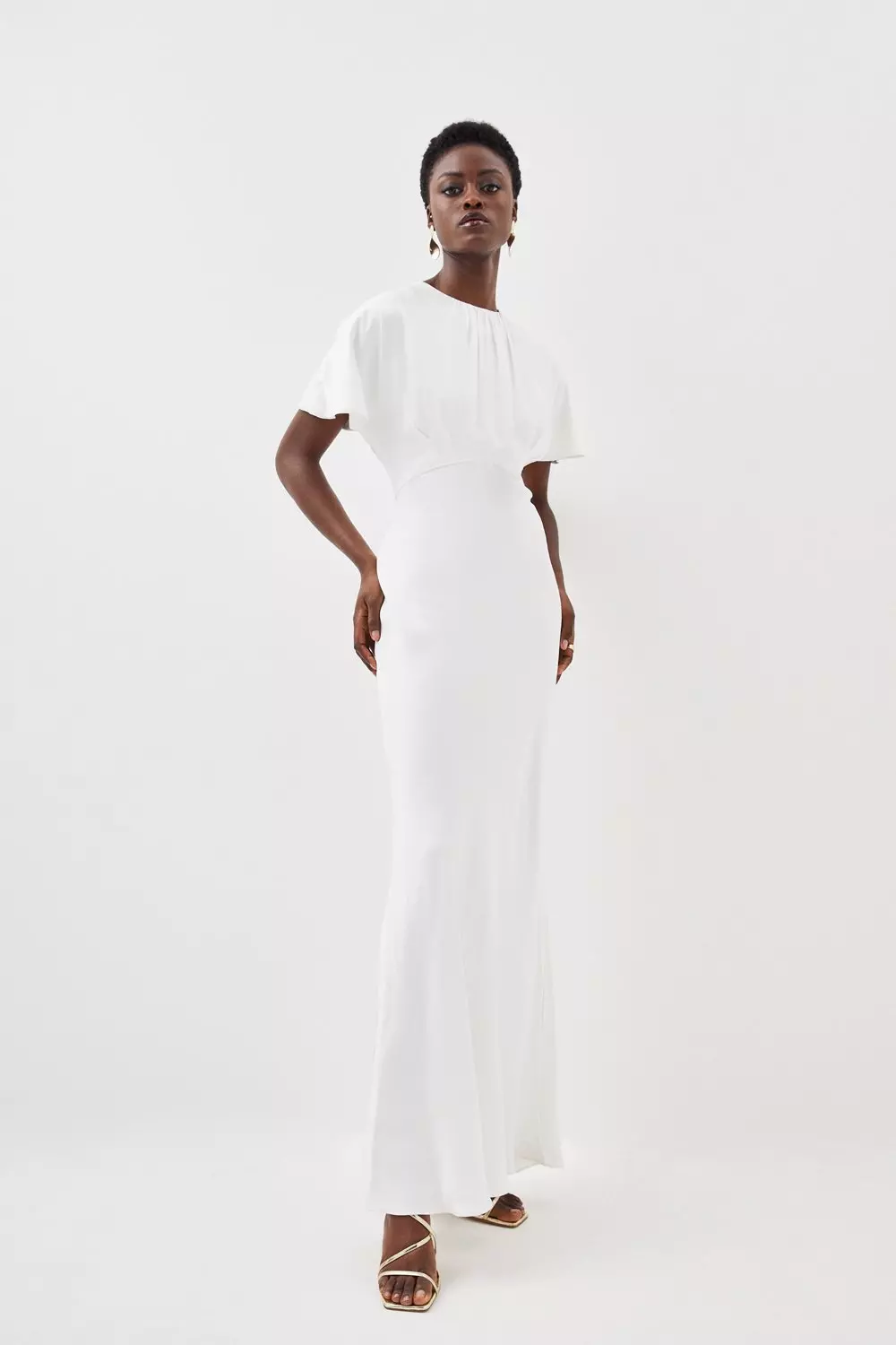 Karen millen white maxi dress sales
