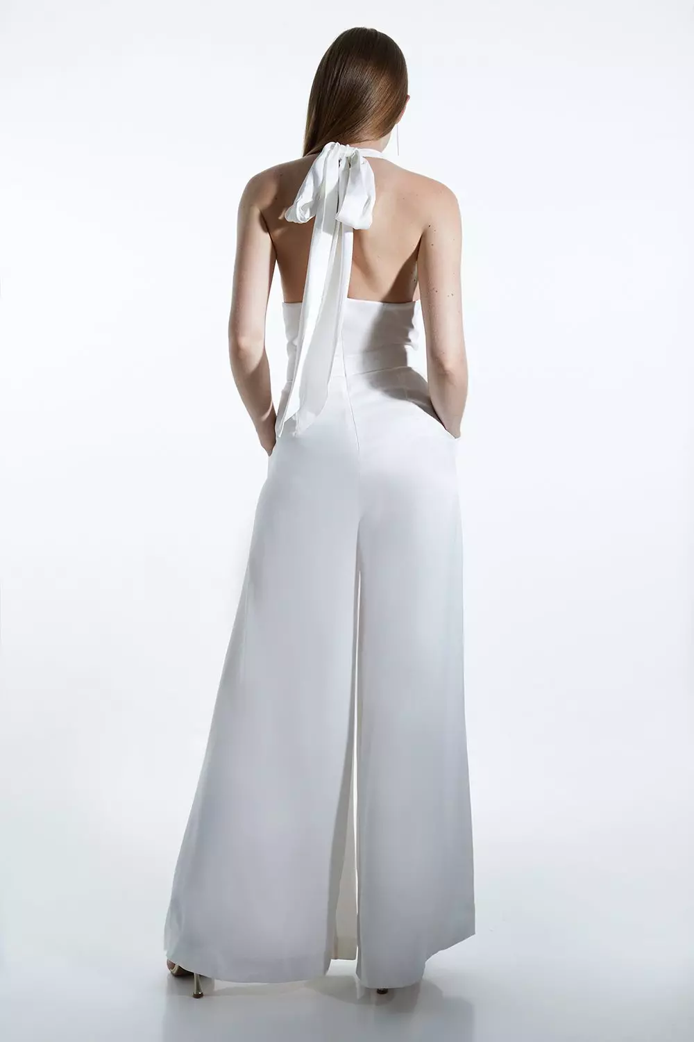 Karen millen ivory jumpsuit online