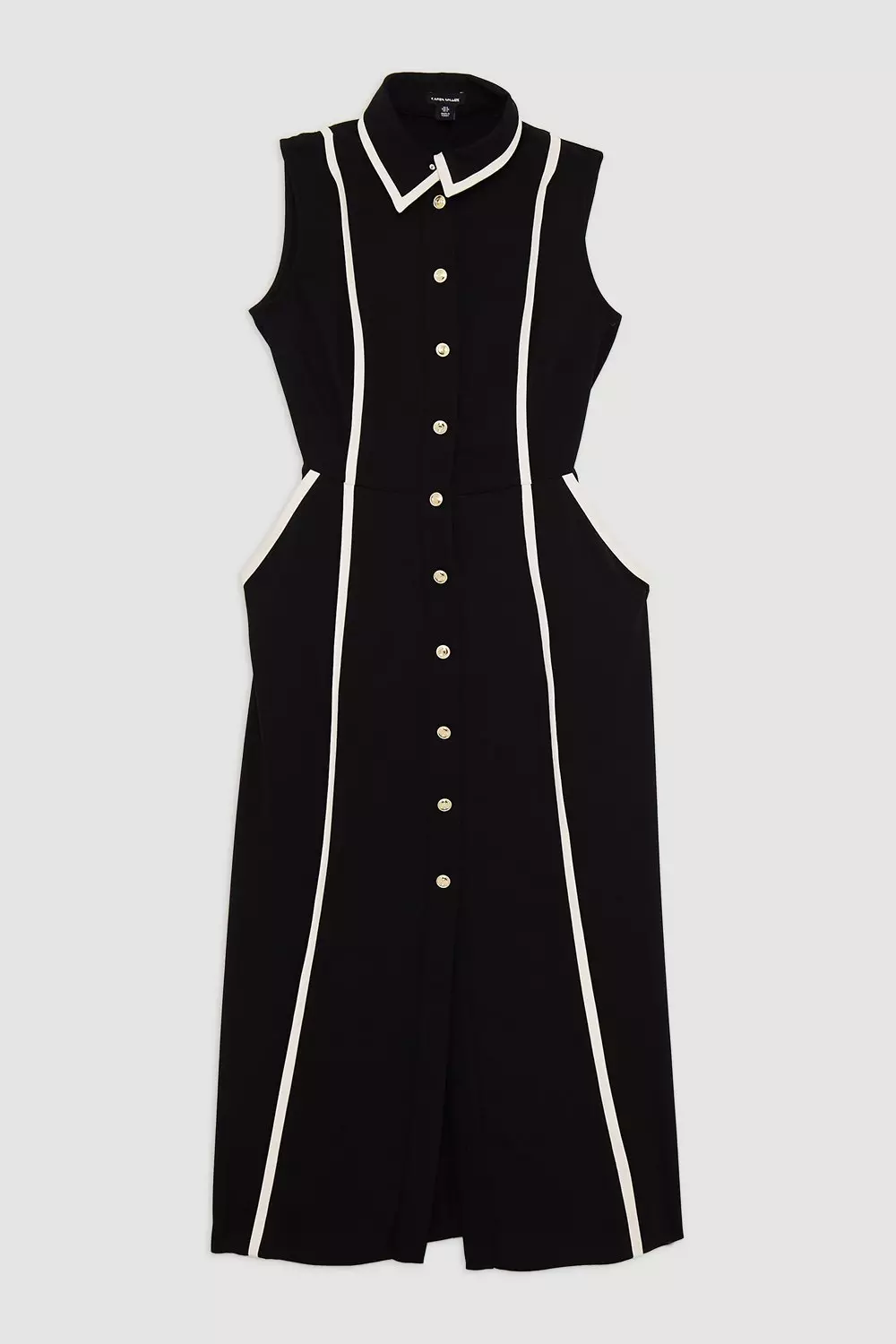 ★TILL I DIE★ Button shirring sleeveless dress TISU03OP04_B GIESSO Women's Short Dresses Sequin Tube Short Dress