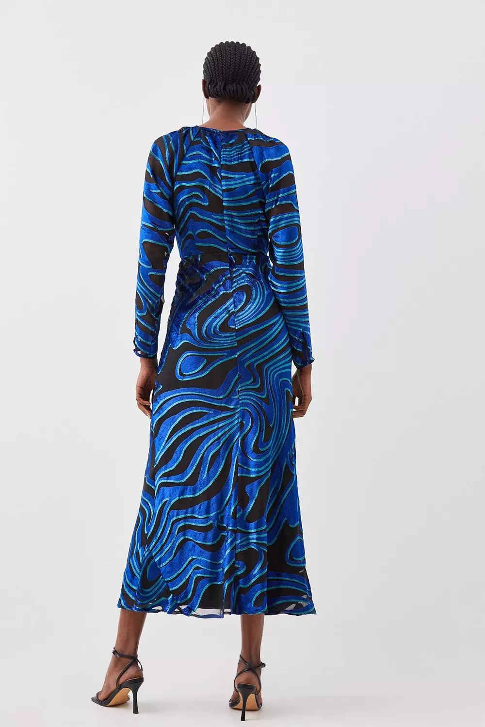 Michael kors velvet devore dress hotsell
