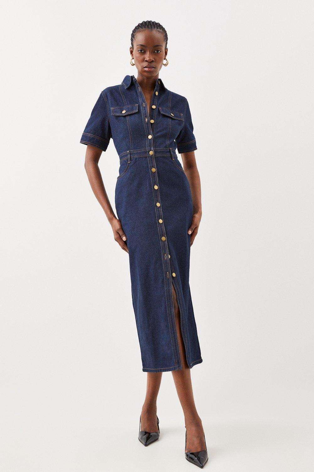 Maxi Shirt Dresses Long Shirt Dresses Karen Millen