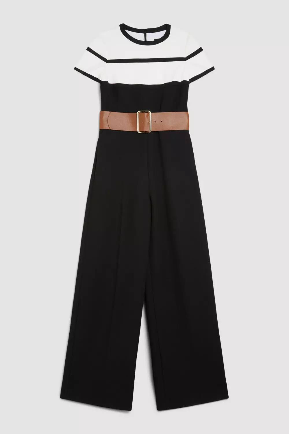 身長160㎝以下向け★【KAREN MILLEN】コットンツイルドレス Tall Figure Form Bandage Asymmetric Strap Knit Midi Dress