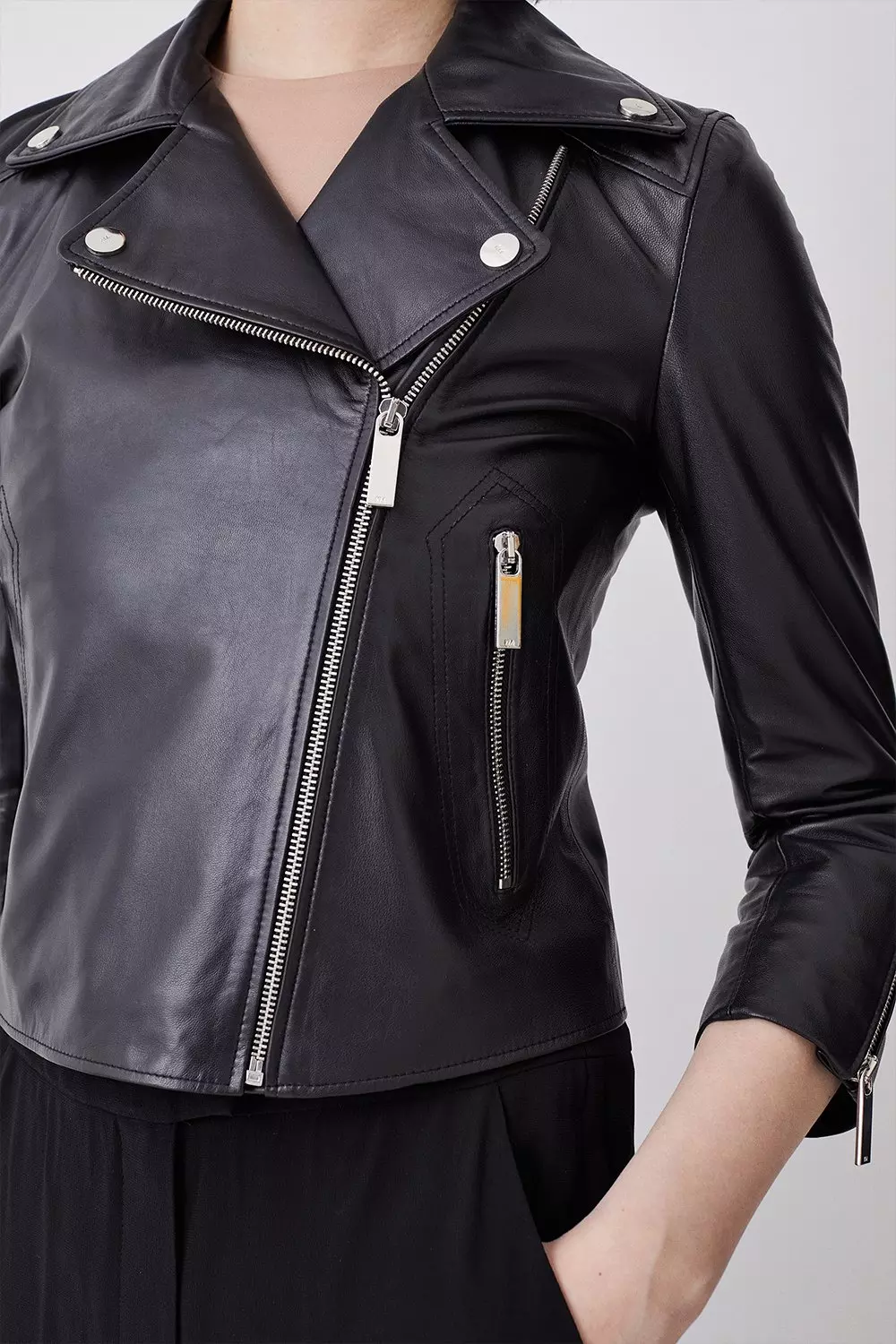 Karen millen black jacket best sale