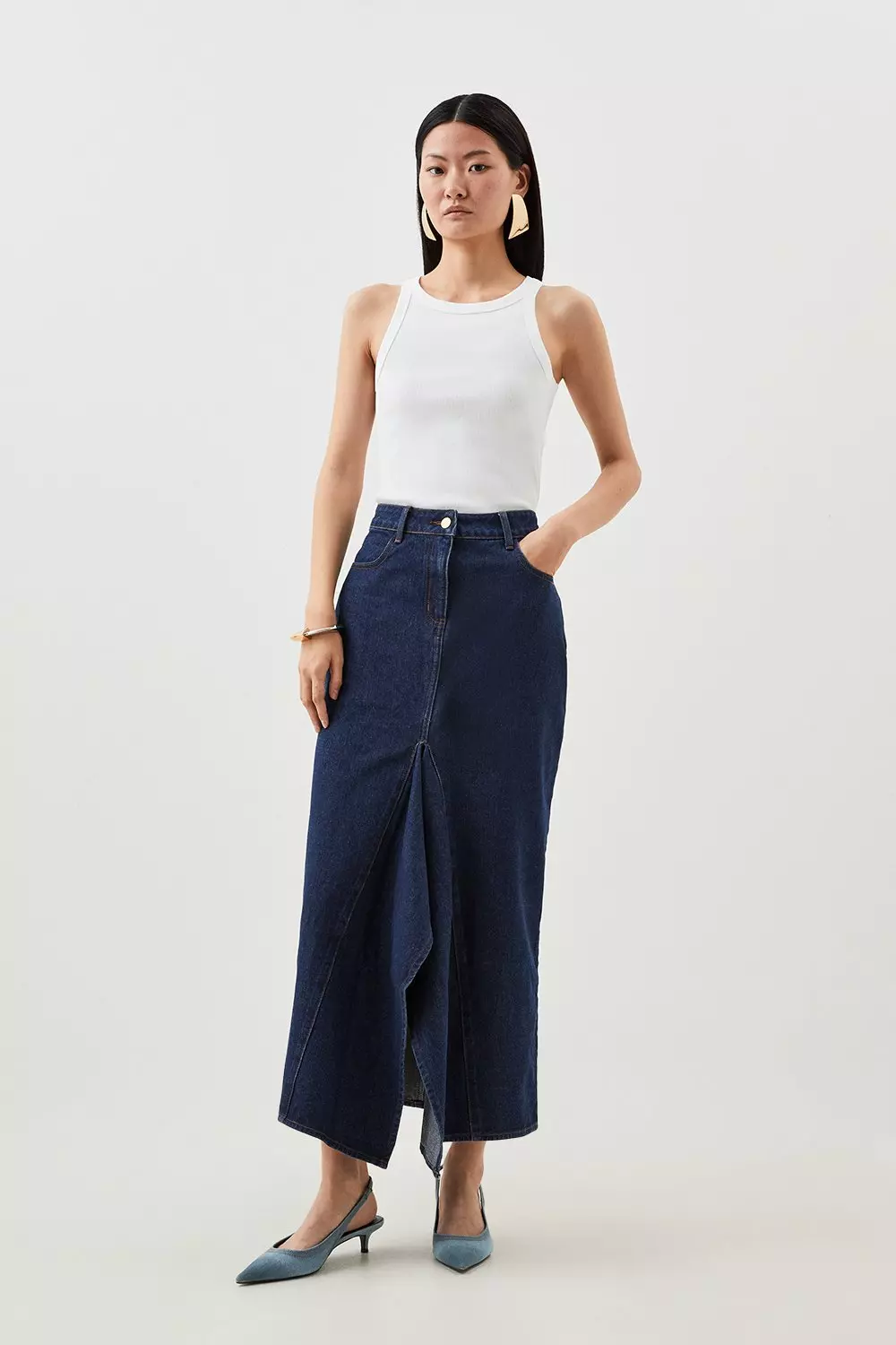 Timeless Grey Tailored Top