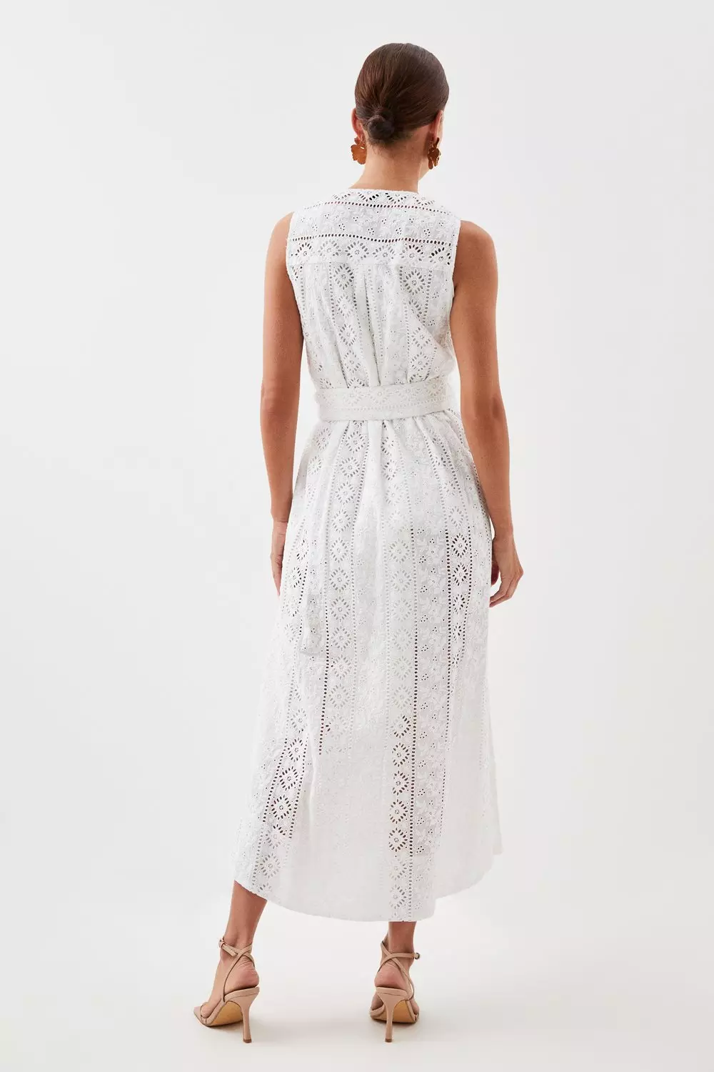 【KAREN MILLEN】コットンベルト ホルターフルスカートドレス bkk11886_blue_xl?$