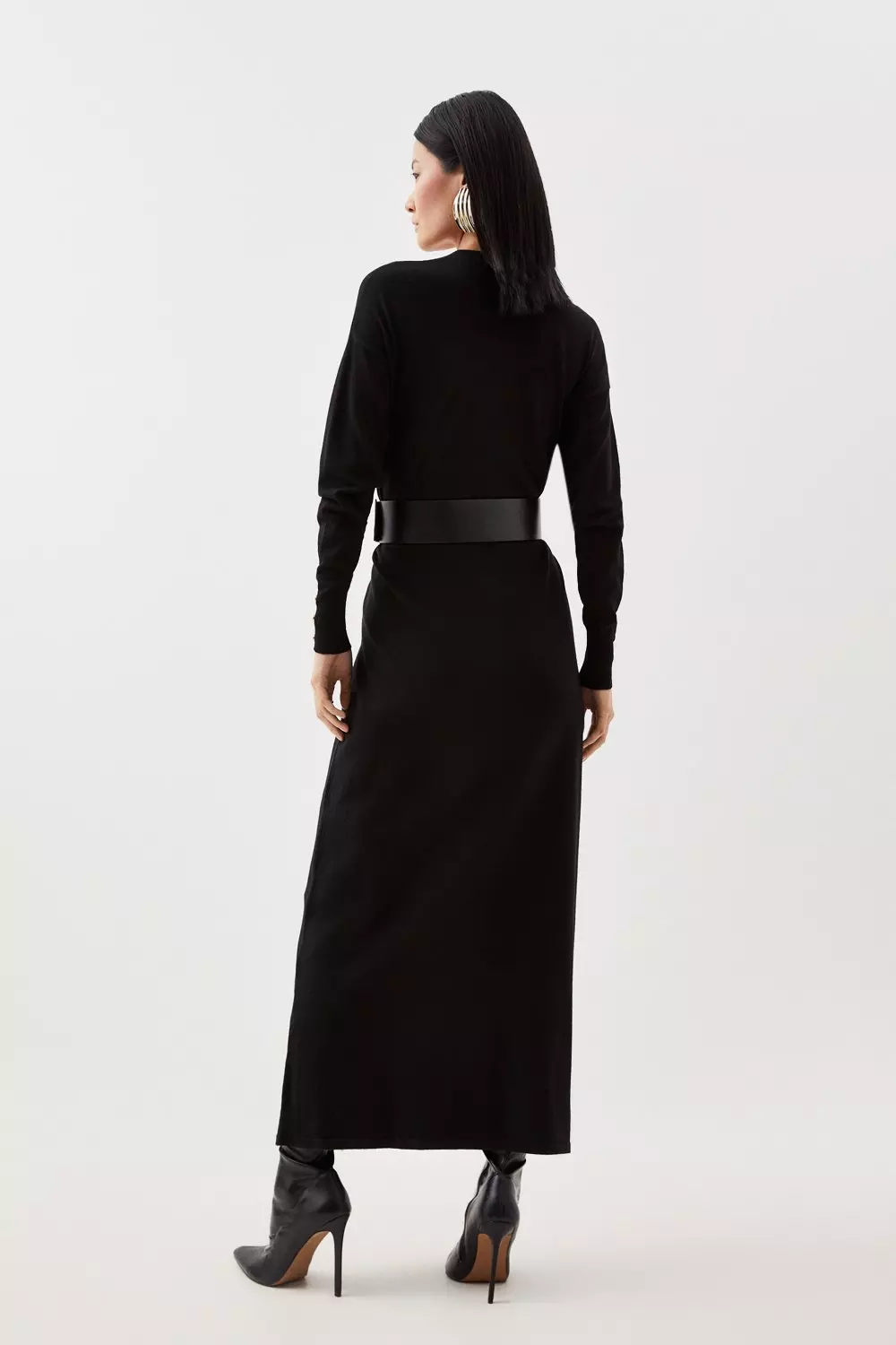 Belted maxi cardigan online