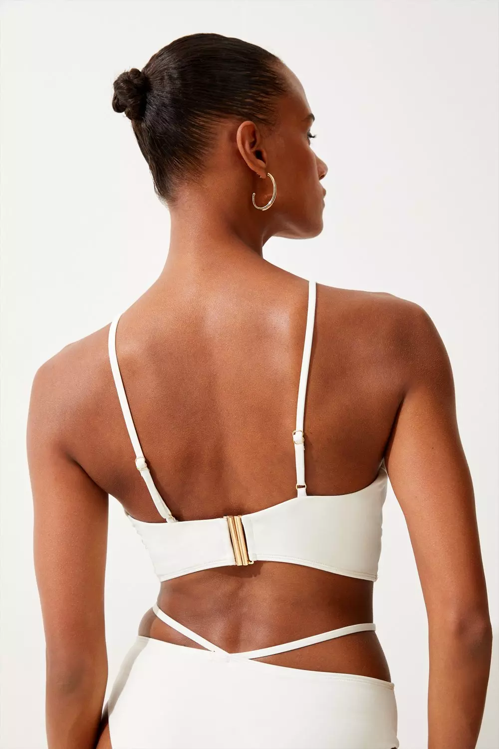 Cut Out Detail Bikini Top | Karen Millen