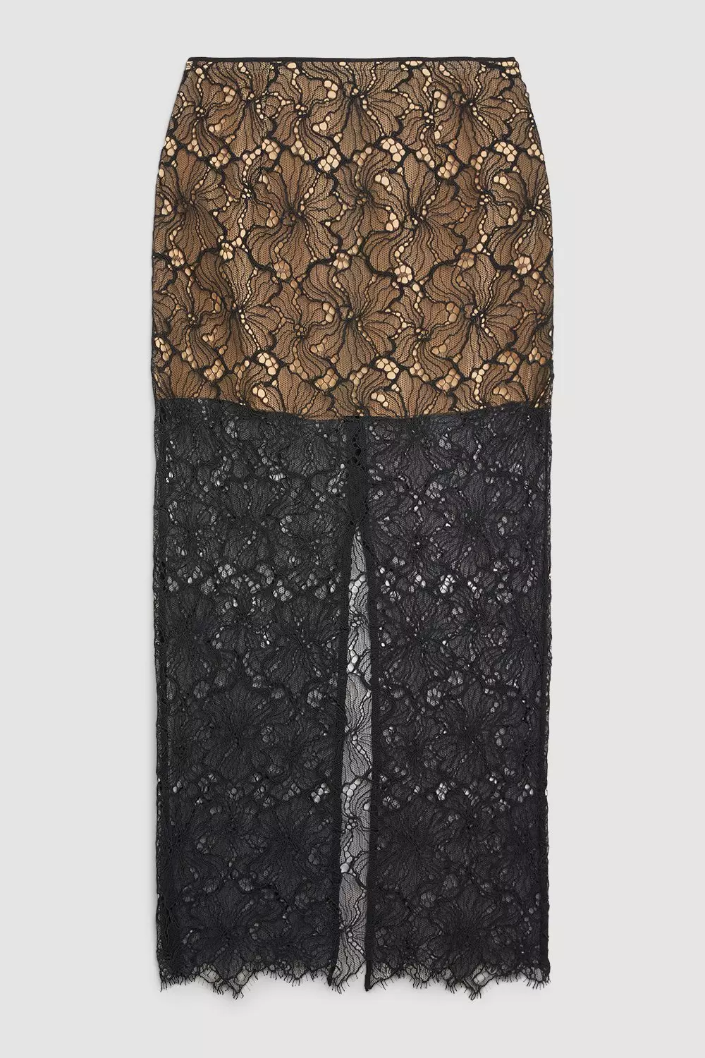 n.k atelier millefeuille lace skirt - メルカリ