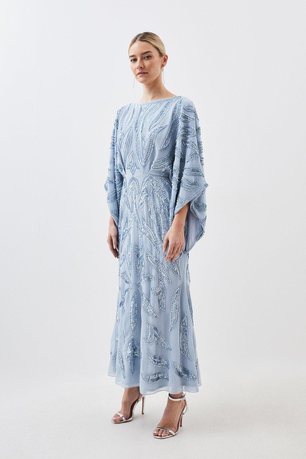 Casual kimono maxi dress best sale