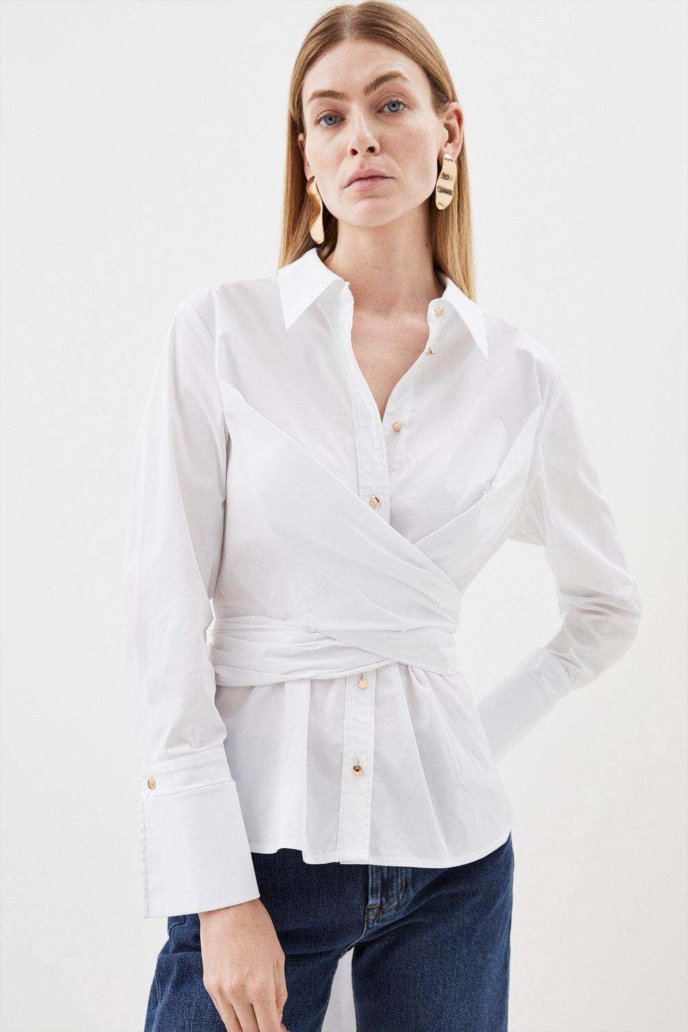 karen millen white shirts