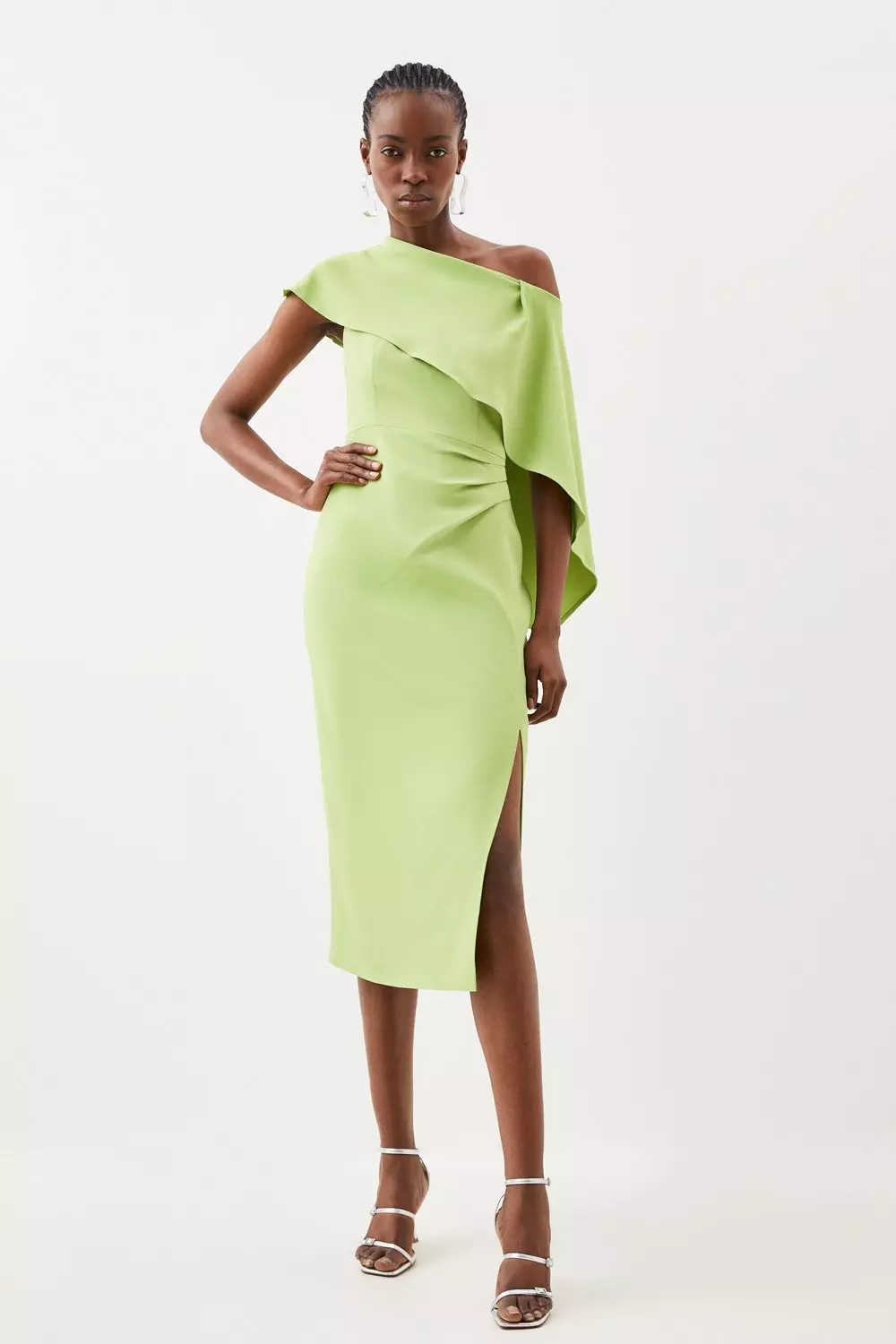 Karen millen wrap effect dress best sale