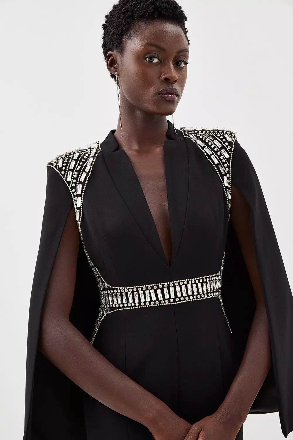 Black midi cocktail dress with sleeves best sale