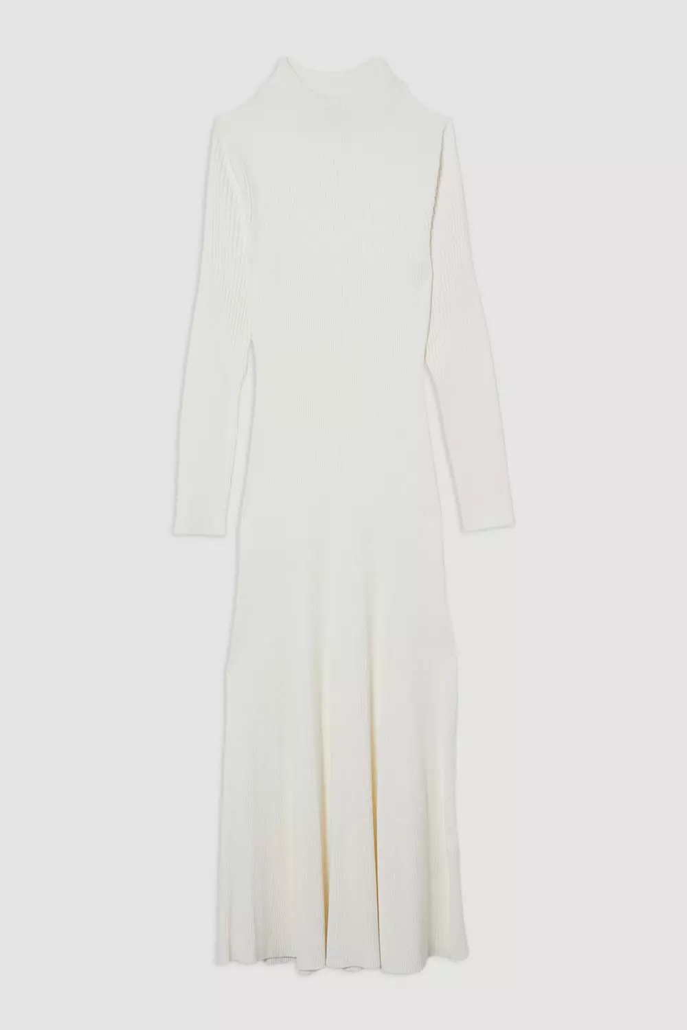 Red Viscose Blend Swing Hem Knitted Maxi Dress alternative image
