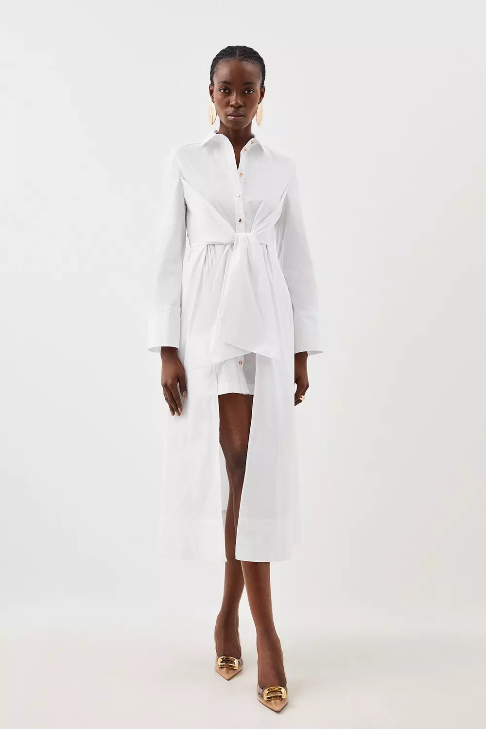 Karen millen white shirt best sale