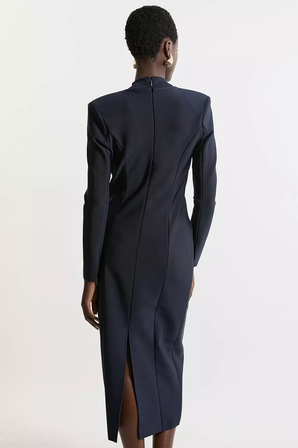Figure Form Bandage Blazer Style Knit Midi Dress Karen Millen