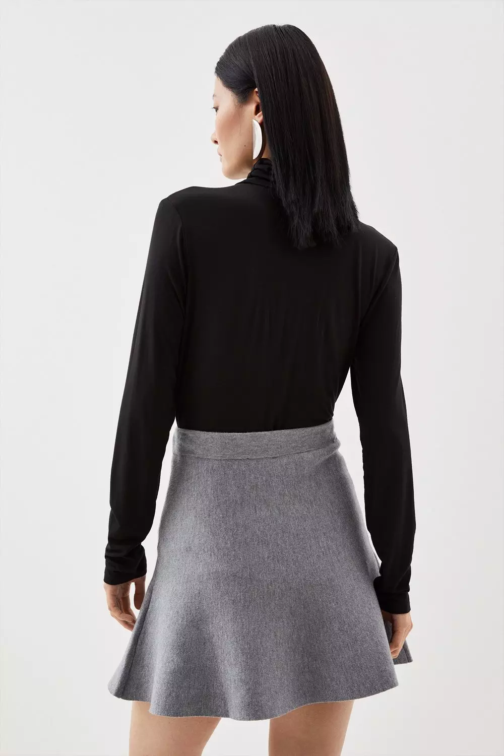 【INCHANT ME】Heave Wool Mini Skirt MD PICK] Sharp Hairy Mini Skirt (3C) - INCHANT ME
