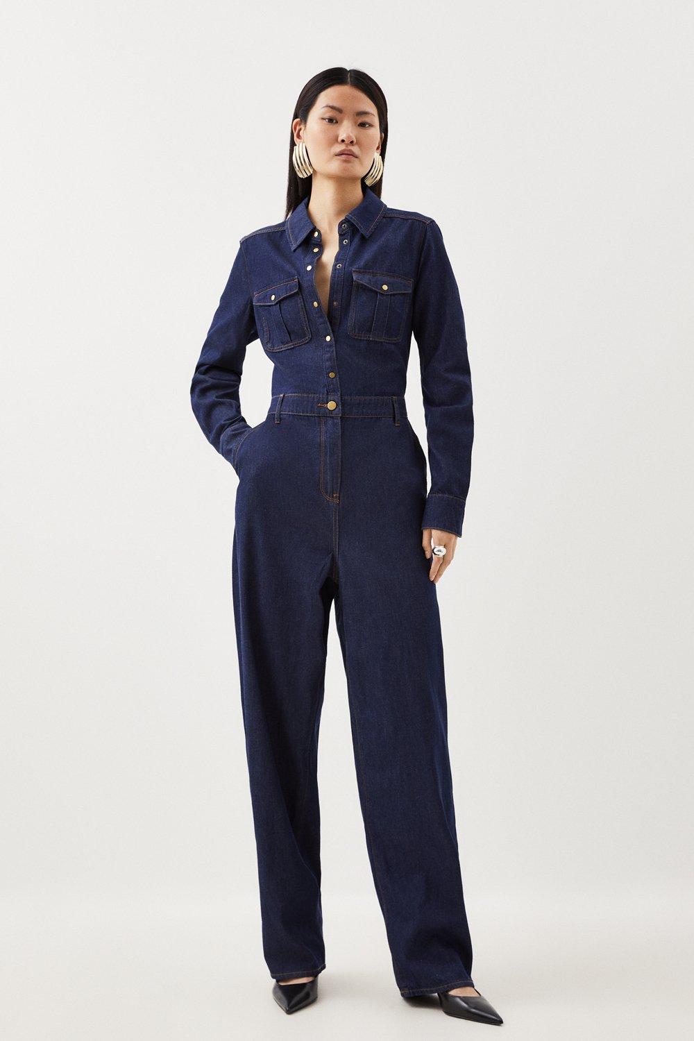 Denim boiler suit best sale