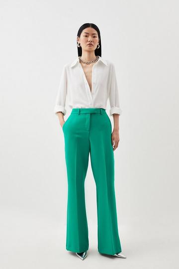 Green Clean Tailored Kickflare Trouser