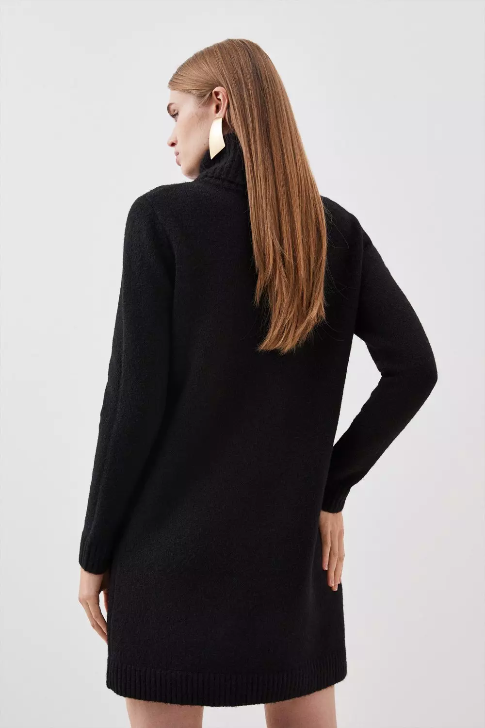 Karen millen black knit dress best sale