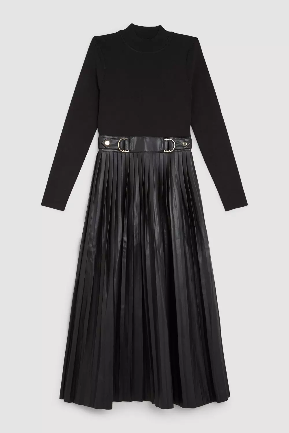 KAREN MILLEN ミディドレス ギピュー ルレース プリーツ花柄 UK8 KAREN MILLEN ミディドレス ギピュー ルレース プリーツ花柄 UK8