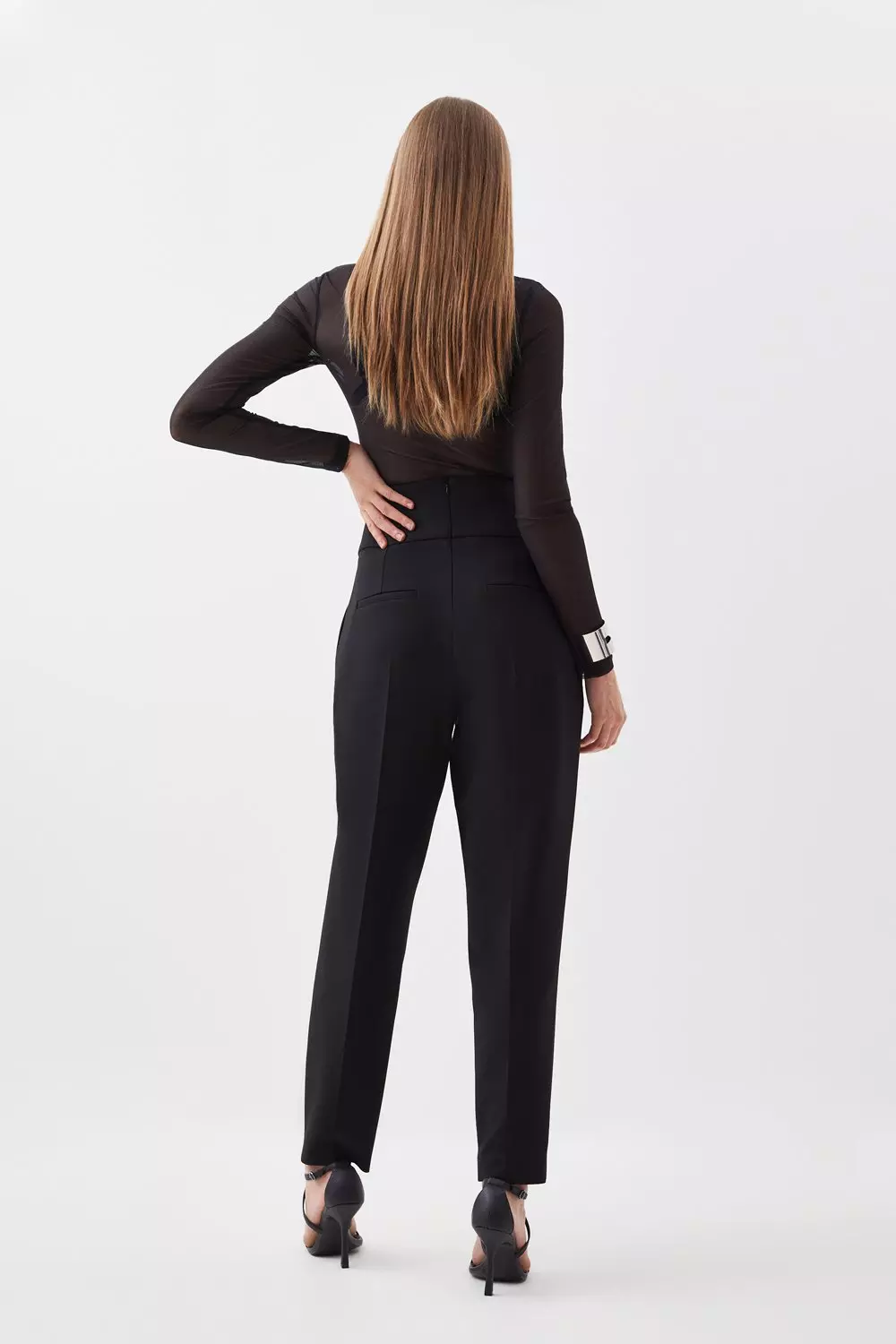 Karen millen high waisted trousers hotsell
