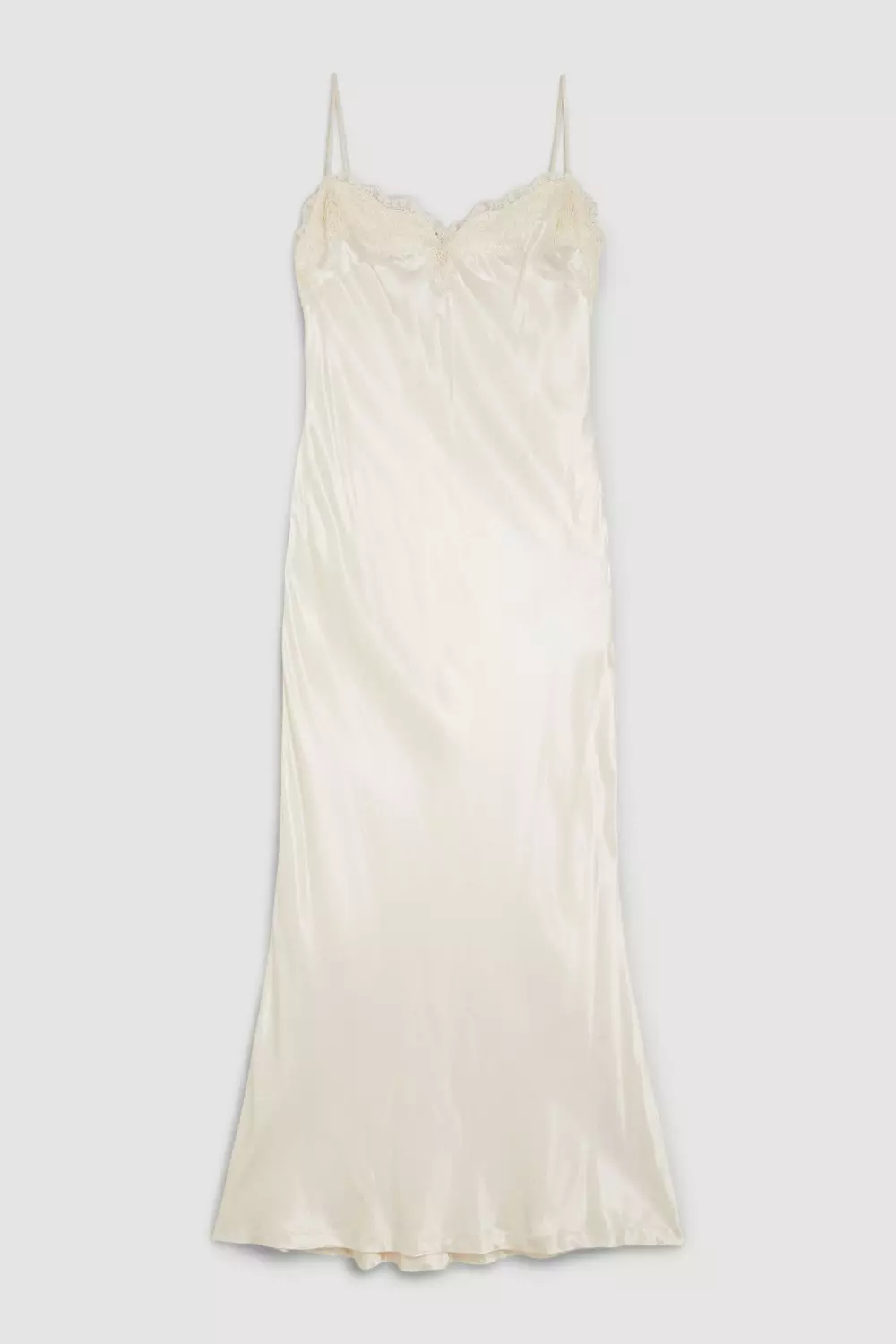 【KAREN MILLEN】プチ サテン テイラード ミディドレス Petite Metallic Embellished And Beaded Halter Maxi Dress