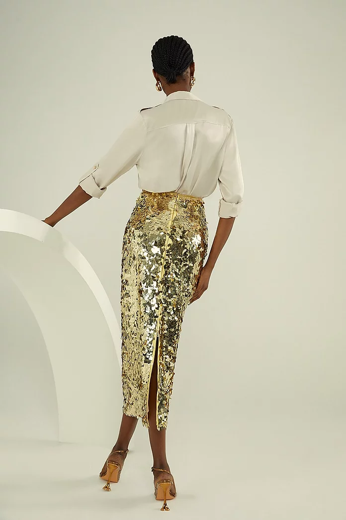 Shine Sequin Maxi Skirt | Karen Millen Shine Sequin Maxi Skirt | Karen Millen