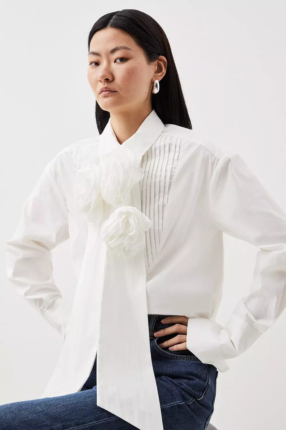KAREN MILLEN シャツドレス バットウィングスリーブ 襟 Ｖネック bkk20546_khaki_xl?pdp.template