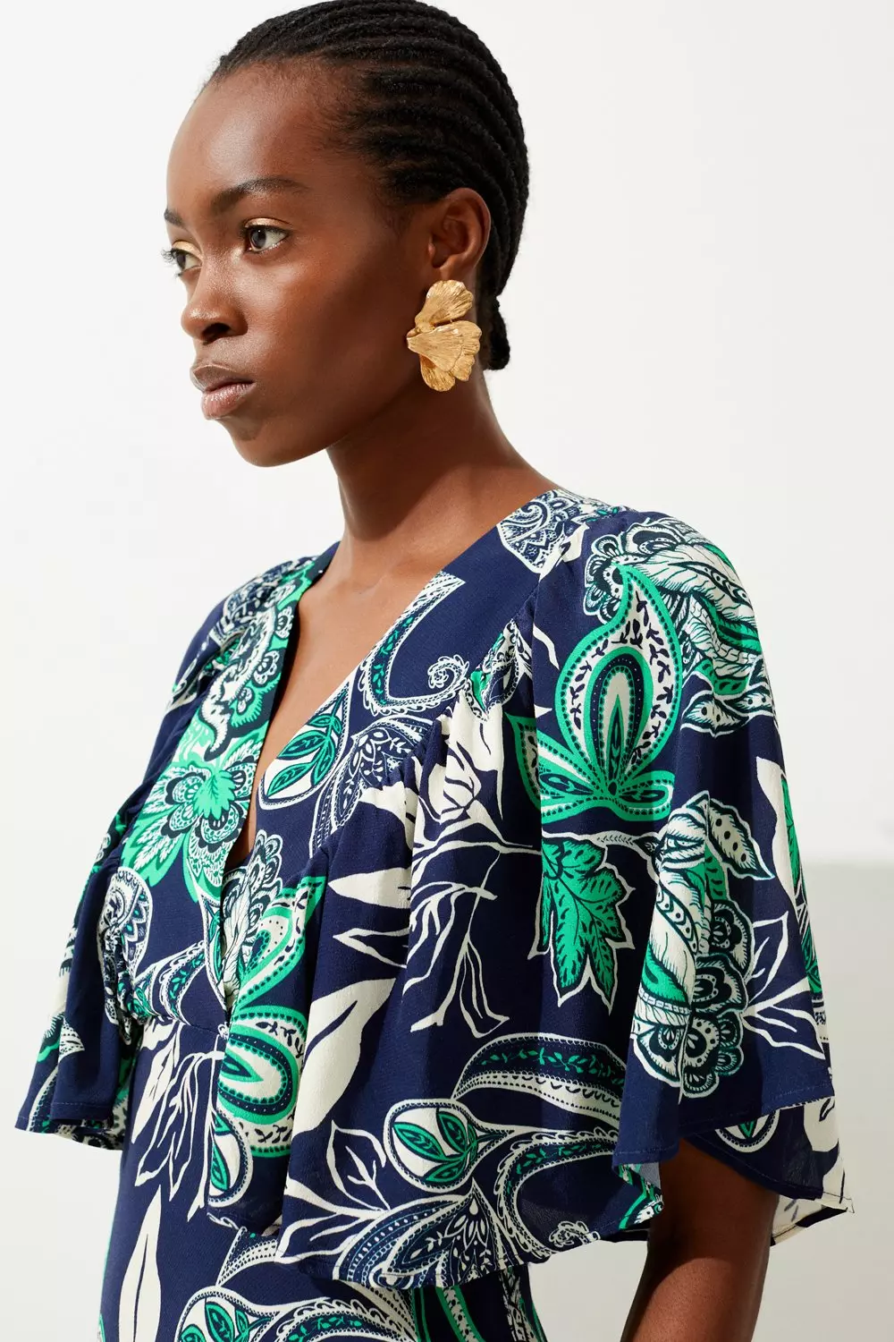Midi dress batik modern 2025