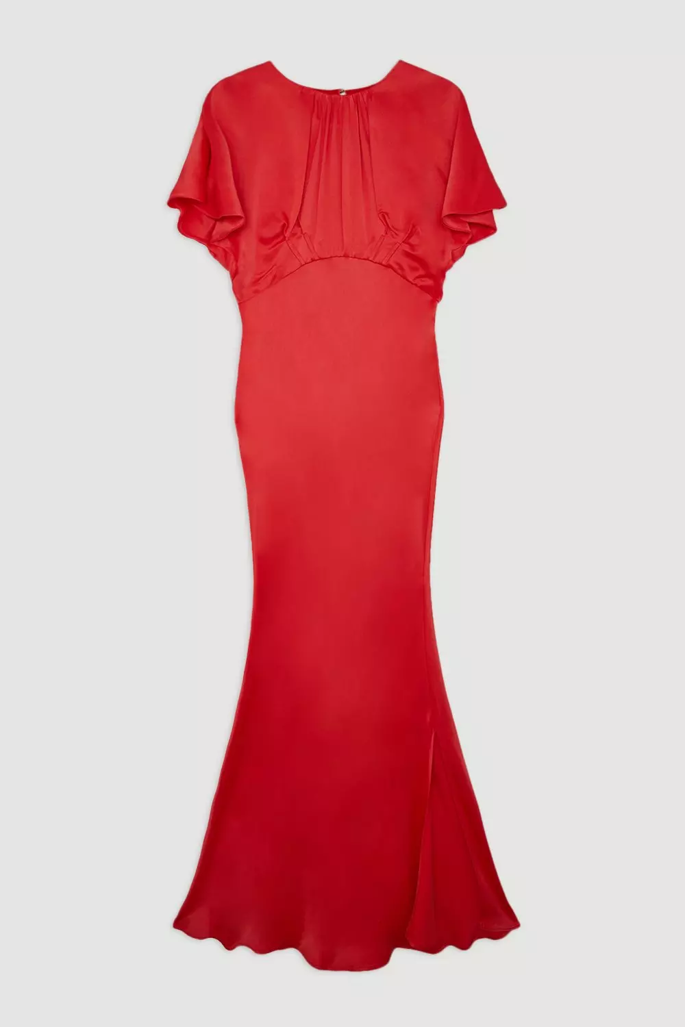 Tall Satin Woven Crepe Maxi Dress | Karen Millen