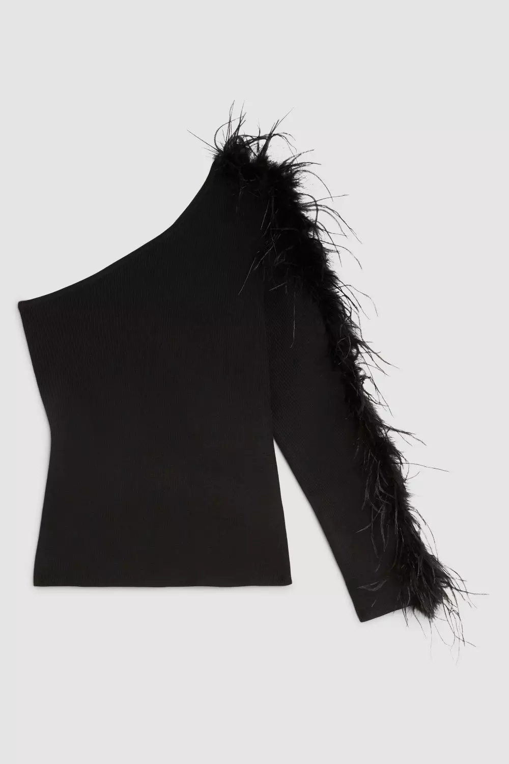 ÉPINE logo arm volume knit black | épine