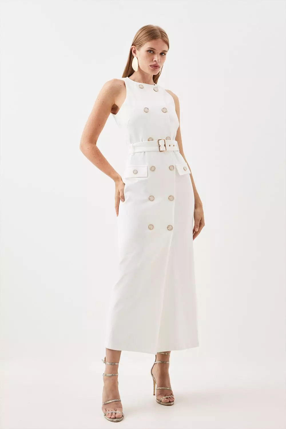 Karen millen ivory dress best sale