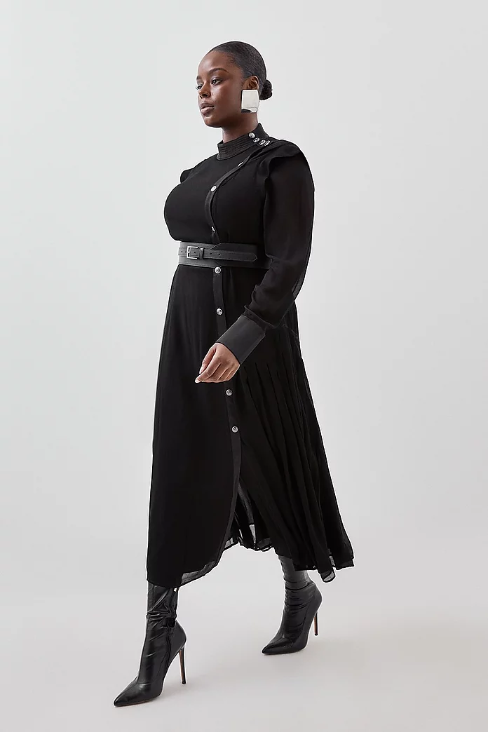 Black wool dress women maxi dress 1359# Black wool dress women maxi dress 1359#