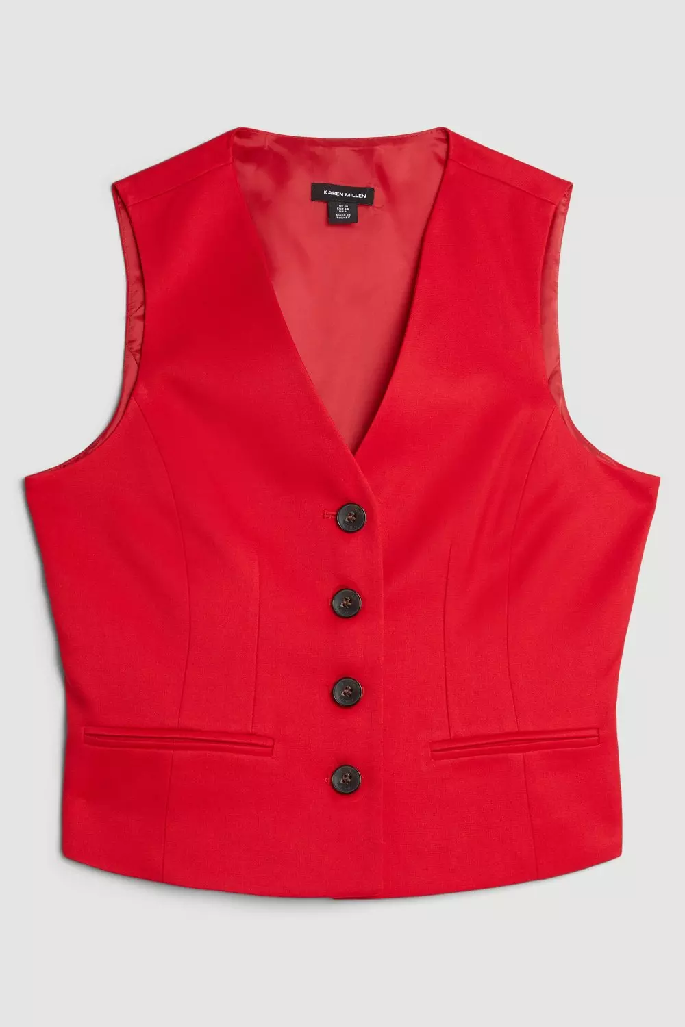 トップス theredthread S ring tailored vest THEREDTHREAD / ザレッドスレッド】S ring tailored vest