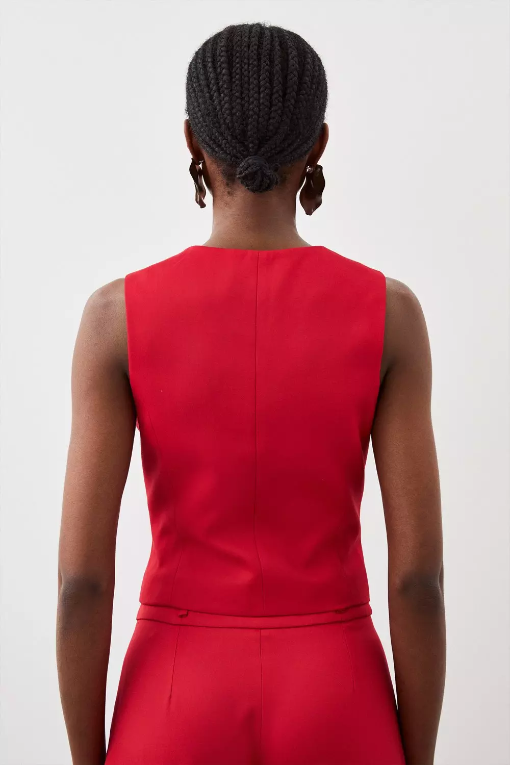 Tailored Relaxed Vest | Karen Millen